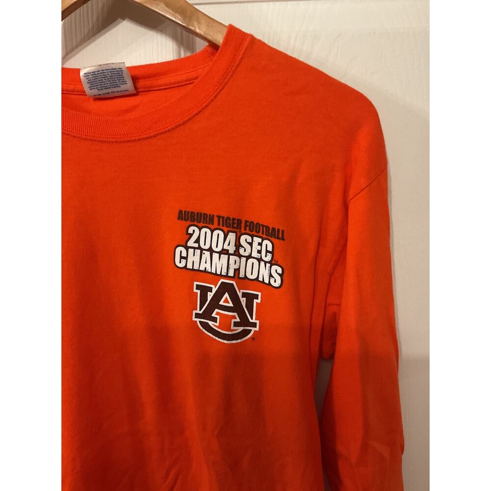 Vintage 2004 Auburn Tigers SEC Champions Hanes Long Sleeve T-Shirt Small - Picture 3 of 7